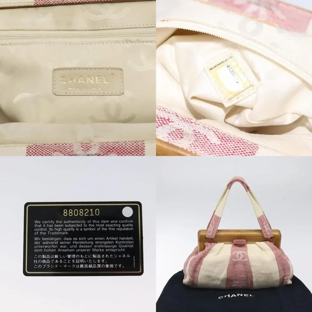 Chanel Canvas Handbag Beige